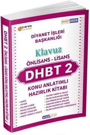 Ahsen Dhbt 2 Klavuz Önlisans Lisans Konu Anlatımlı Hazırlık Kitabı