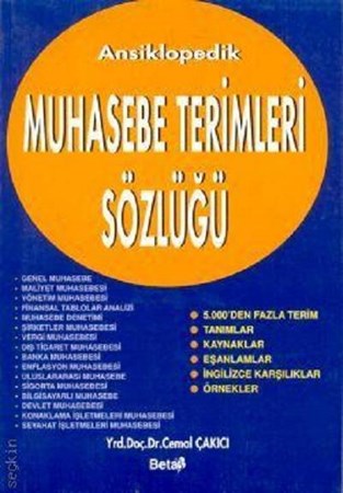 Ansiklopedik Muhasebe Terimleri Sözlüğü