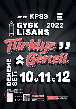 KPSS Genel Yetenek Genel Kültür Türkiye Geneli 10-11-12 (3'lü Deneme)