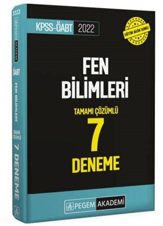 ÖABT Fen Bilimleri 7 Deneme Çözümlü