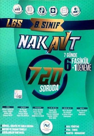8. Sınıf LGS Tam Tekrar Nakavt 7 Günde Fasikül Deneme