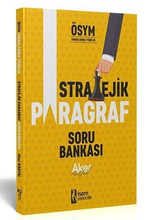 İsem 2021 Tüm Sınavlar İçin Stratejik Paragraf Soru Bankası