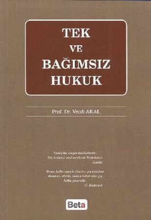 Tek ve Bağımsız Hukuk