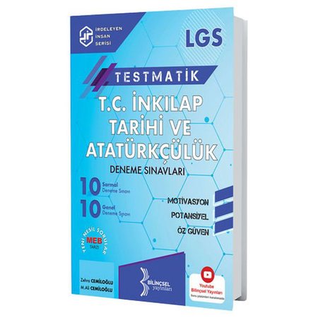 Bilinçsel 2021 LGS Testmatik T.C. İnkılap Tarihi ve Din Kültürü ve Ahlak Bilgisi Deneme Sınavı