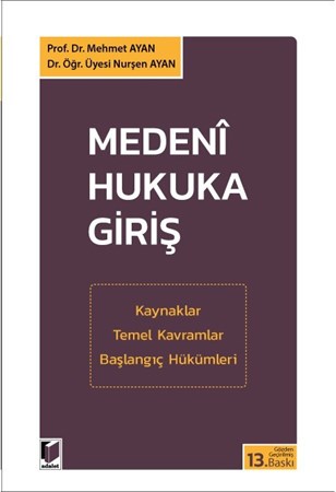 Medeni Hukuka Giriş