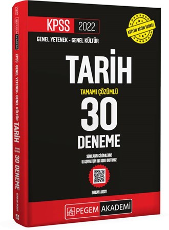 2022 Genel Kültür Genel Yetenek Tarih 30 Deneme