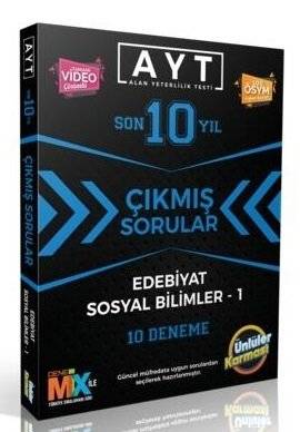 AYT Edebiyat Sosyal Bilimler-1 Son 10 Yıl Çıkmış Sorular 10 Deneme