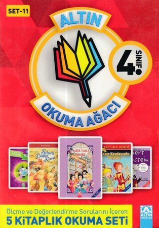 Altın Okuma Ağacı - 4. Sınıf Set 11 (Kırmızı Kapak)