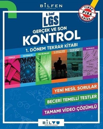 8. Sınıf LGS 1. Dönem Gerçek ve Son Kontrol Tekrar Kitabı