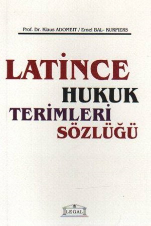 Latince Hukuk Terimleri Sözlüğü Cep Boy