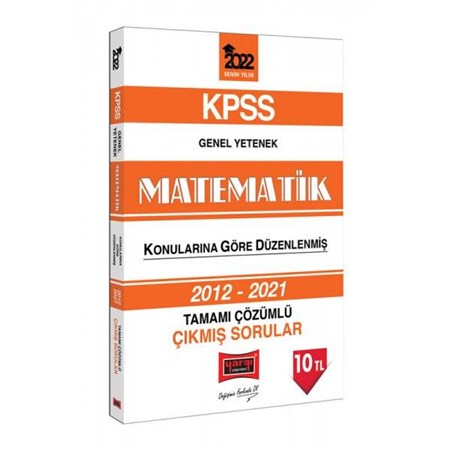 2022 KPSS Genel Yetenek Matematik Tamamı Çözümlü Çıkmış Sorular Yargı Yayınları