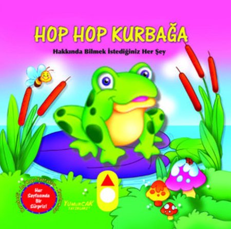 Hop Hop Kurbağa - Hareketli Kitap