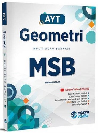AYT Geometri MSB Multi Soru Bankası Video Çözümlü