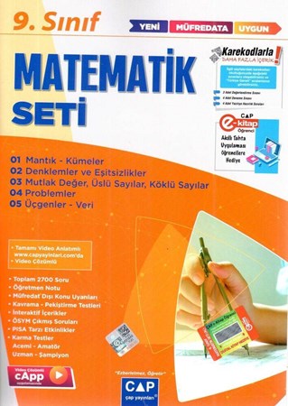 9. Sınıf Matematik Anadolu Seti