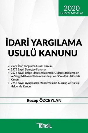 İdari Yargılama Usulü Kanunu / 2020 Güncel Mevzuat