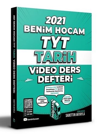Benim Hocam Yayınları 2021 Tyt Tarih Video Ders Defteri