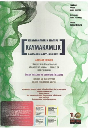 Kaymakamlık Kampı Kaymakamlık (Kaymakam Adaylığı Sınavı)