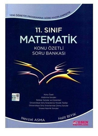 Esen 11. Sınıf Matematik Konu Özetli Soru Bankası Yeni