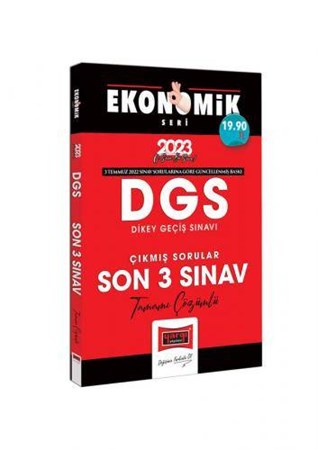 2023 DGS Ekonomik Seri Tamamı Çözümlü Son 3 Yıl Çıkmış Sınav Soruları