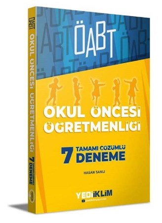 Yediiklim 2021 Öabt Okul Öncesi Öğretmenliği Tamamı Çözümlü 7 Deneme