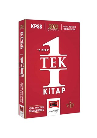 KPSS GK-GY 5 Ders Tek Kitap Tüm Dersler Konu Anlatımı