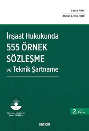 İnşaat Hukuku Alanında 555 Adet Örnek Sözleşme ve Teknik Şartname