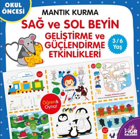 Sağ-Sol Beyin Geliştirme ve Güçlendirme Etkinlikleri - Mantık Kurma