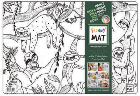 Funny Mat - Tembel Hayvanlar 33,5x48cm