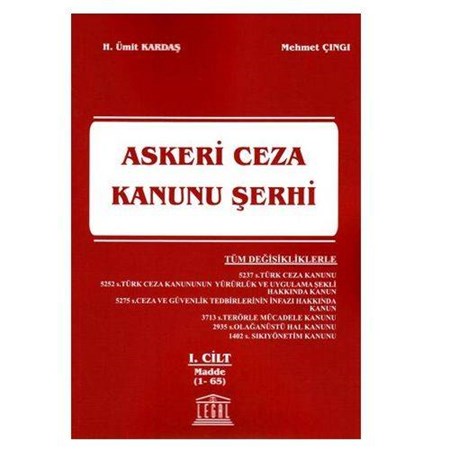 Askeri Ceza Kanunu Şerhi 1. Cilt