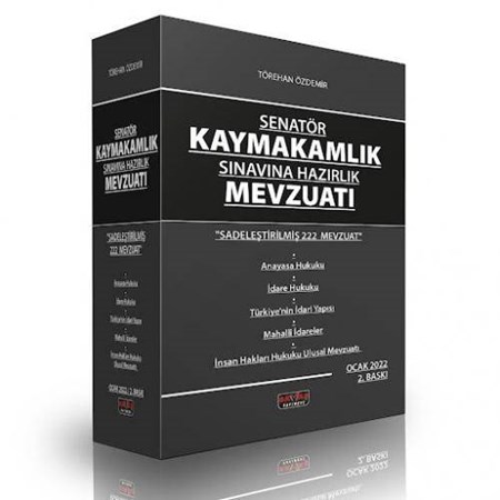 Senatör Kaymakamlık Sınavına Hazırlık Mevzuatı