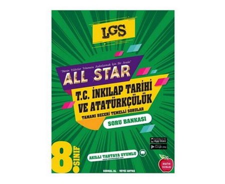 8. SINIF ALL STAR YENİ NESİL İNKILAP TARİHİ SORU BANKASI