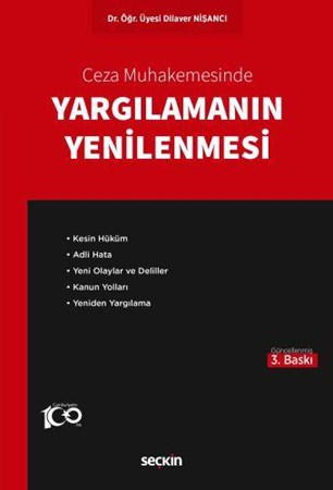 Ceza Muhakemesinde Yargılamanın Yenilenmesi- 4. Baskı