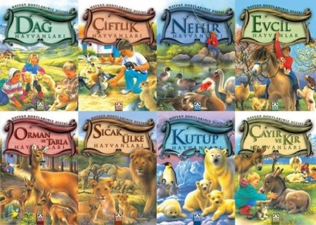 Hayvan Dostlarımız Dizisi Seti (8 Kitap)