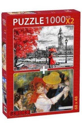 Street Of London Dance At Bougival 2X1000 Parça Puzzle 40146