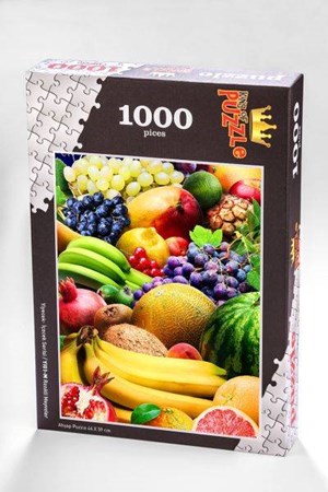 Yiyecek İçecek Serisi Renkli Meyveler 1000 Parça Puzzle Yi01 M