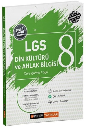 8 SINIF LGS DİN KÜLTÜRÜ VE AHLAK BİLGİSİ  DERS İŞLEME FÖYÜ