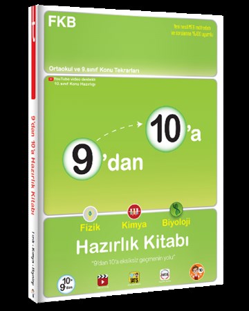 9 dan 10 a Fizik Kimya Biyoloji Hazırlık Kitabı