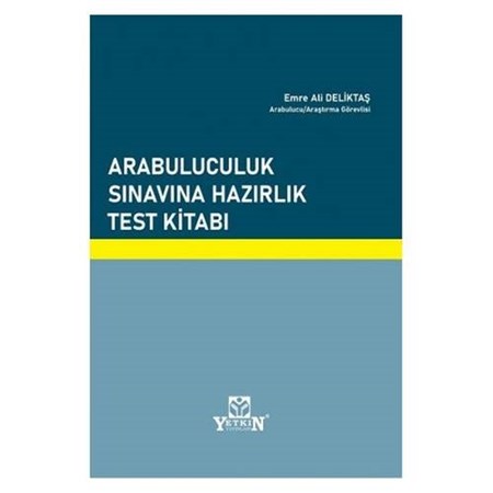 Arabuluculuk Sınavına Hazırlık Test Kitabı