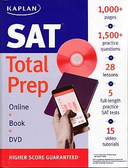 Kaplan Sat Total Prep Online Book Dvd