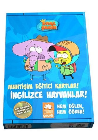 Muhtişim Eğitici Kartlar! - İngilizce Hayvanlar!