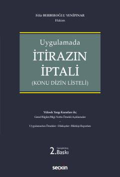Uygulamada İtirazın İptali