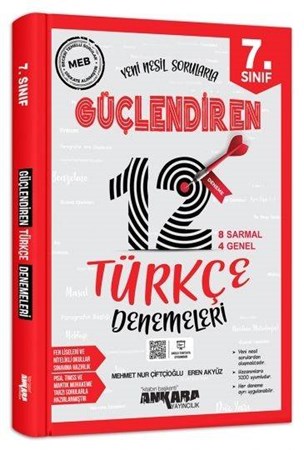 7. Sınıf Türkçe Güçlendiren 12 Deneme Sınavı