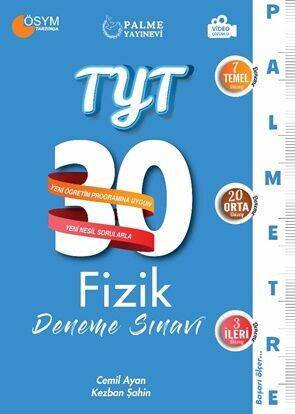 TYT Fizik Palmetre Serisi 30 Deneme