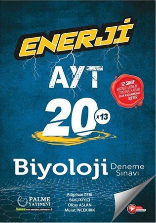 ENERJİ AYT BİYOLOJİ 20 DENEME SINAVI