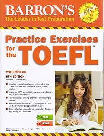 Barron's Practice Exercises For The Toefl With Mp3 Cd, 8Th Edition