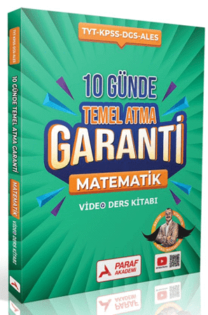 10 Günde Temel Atma Garanti Matematik Video Ders Kitabı