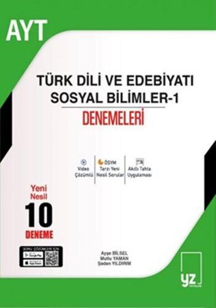 AYT Türk Dili ve Edebiyatı Sosyal Bilimler-1 10 Deneme Sınavı