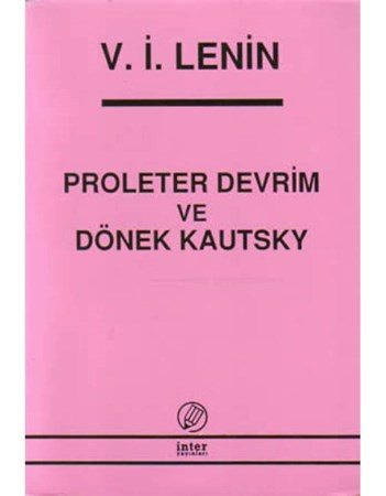 Proleter Devrim Ve Dönek Kautsky