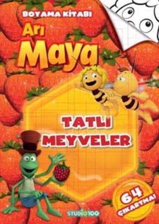 Arı Maya - Tatlı Meyveler Boyama Kitabı