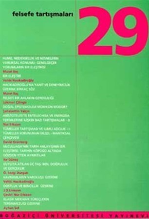Felsefe Tartışmaları Sayı 29